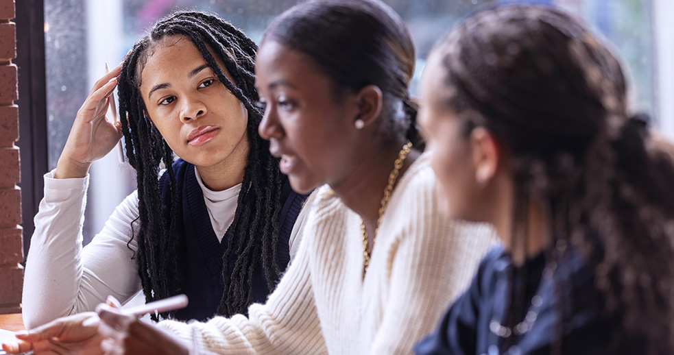 Spelman Students Tutoring Students